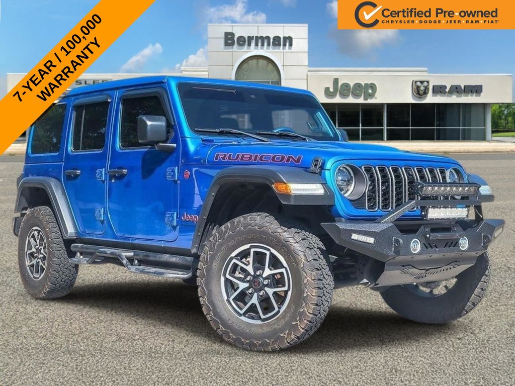 Hydro Blue Pearl Coat 2024 Jeep Wrangler SUV / Crossover Four-Wheel Drive 8-Speed Automatic
