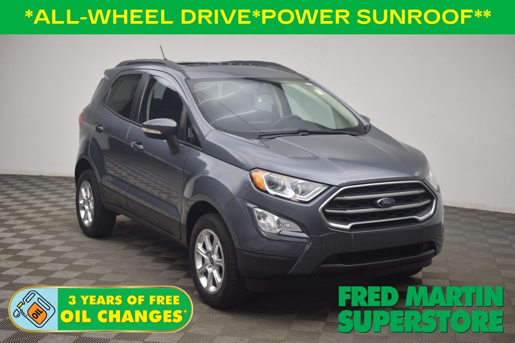 Silver (Smoke Metallic) 2019 Ford EcoSport SUV / Crossover All-Wheel Drive 6-Speed Automatic