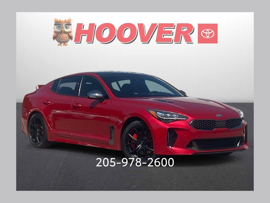 HiChroma Red 2018 Kia Stinger Sedan Rear-Wheel Drive 8-Speed Automatic
