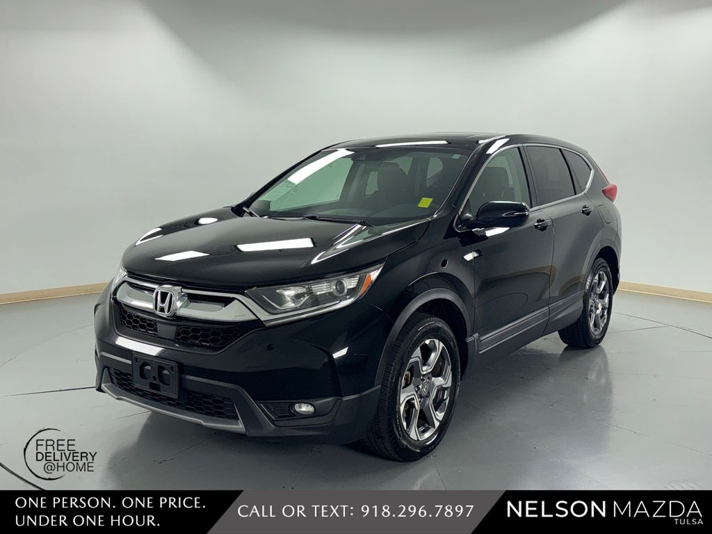 Black 2019 Honda CR-V EX AWD SUV / Crossover All-Wheel Drive Continuously Variable Transmission