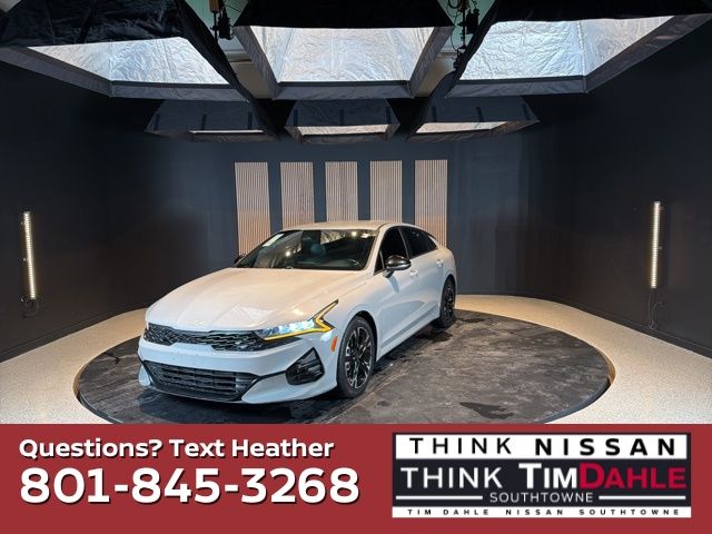 Wolf Gray 2022 Kia K5 GT-Line FWD Sedan Front-Wheel Drive 8-Speed Automatic