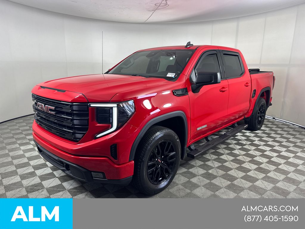 Cardinal Red 2023 GMC Sierra 1500 Elevation Standard Crew Cab 4WD Pickup Truck Four-Wheel Drive 8-Speed Automatic