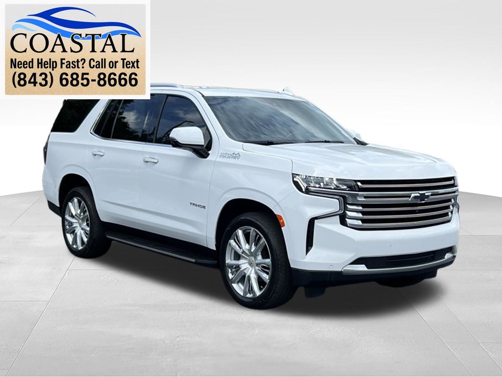 2021 Chevrolet Tahoe High Country White at Mazda of Columbia