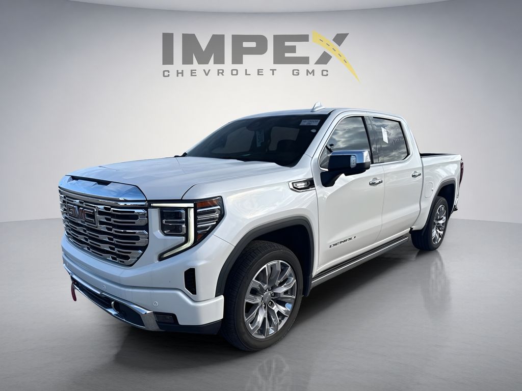 White Frost Tricoat 2023 GMC Sierra 1500 Pickup Truck Four-Wheel Drive Automatic