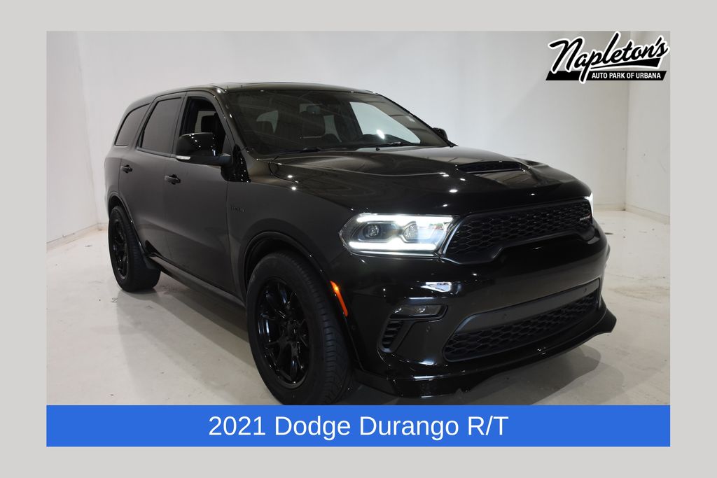 DB Black Crystal Clearcoat 2021 Dodge Durango SUV / Crossover All-Wheel Drive 8-Speed Automatic