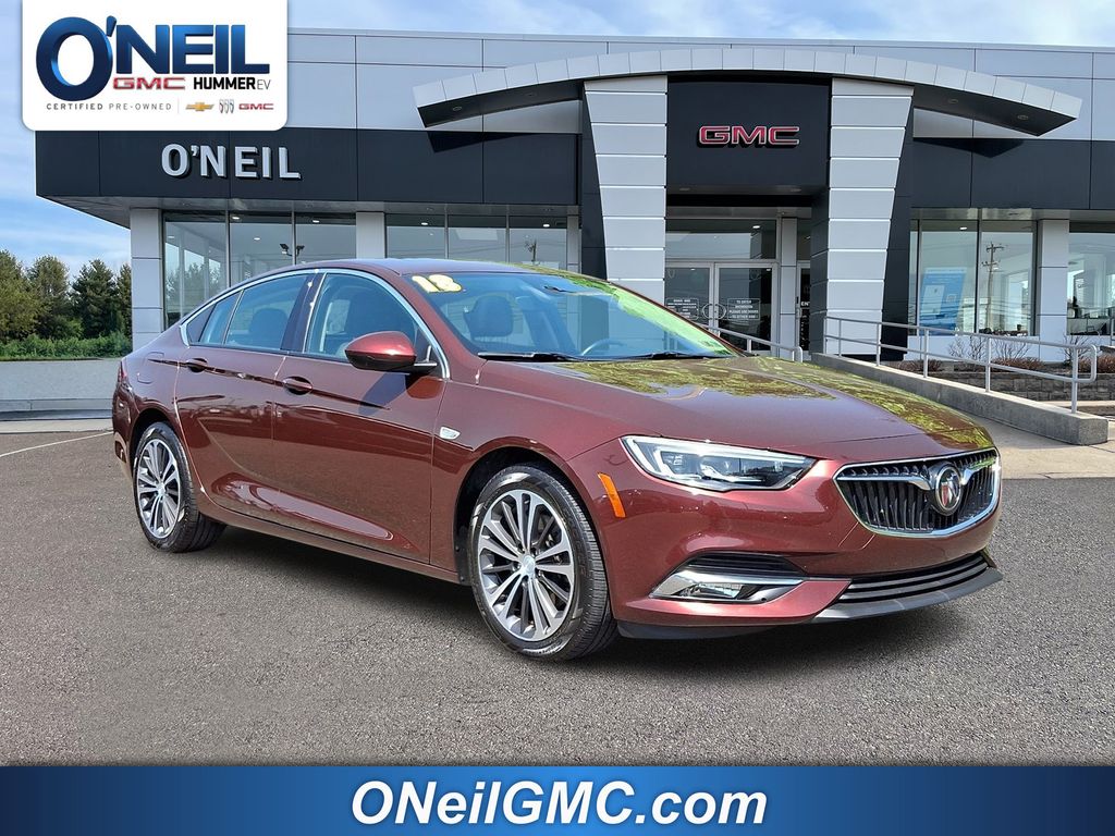 Rioja Red Metallic 2018 Buick Regal Sportback Sedan All-Wheel Drive 8-Speed Automatic
