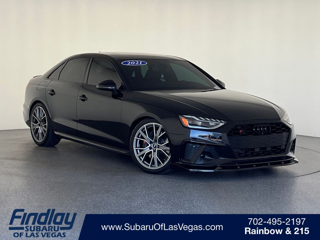 Black Metallic 2021 Audi S4 Sedan All-Wheel Drive 8-Speed Automatic