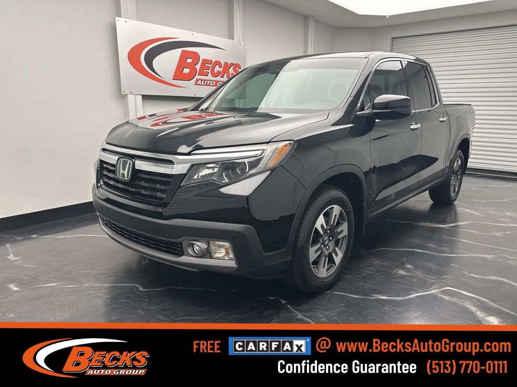 Black 2018 Honda Ridgeline RTL-E AWD Pickup Truck All-Wheel Drive 6-Speed Automatic