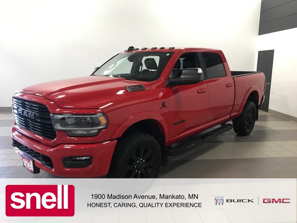 Flame Red Clearcoat 2021 RAM 2500 Pickup Truck Four-Wheel Drive 6-Speed Automatic