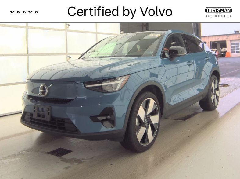 Blue Metallic 2023 Volvo C40 Recharge Twin Ultimate eAWD SUV / Crossover All-Wheel Drive 1-Speed Automatic
