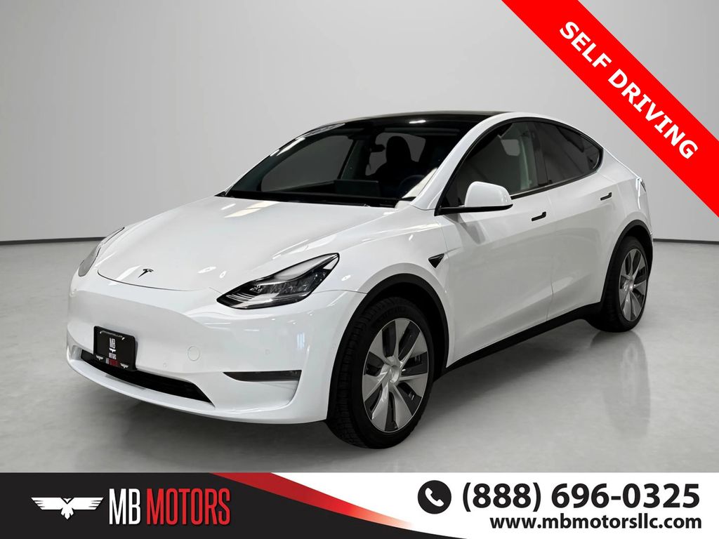 White 2021 Tesla Model Y SUV / Crossover All-Wheel Drive 1-Speed Automatic