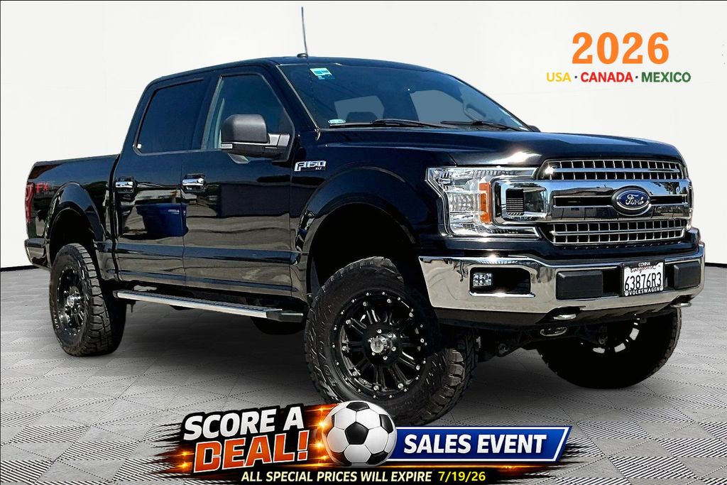 Shadow Black 2018 Ford F-150 Pickup Truck Four-Wheel Drive Automatic