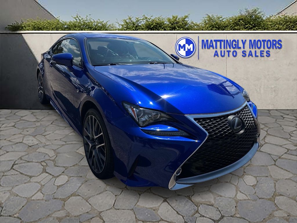 Blue Mica 2017 Lexus RC Coupe All-Wheel Drive 6-Speed Automatic