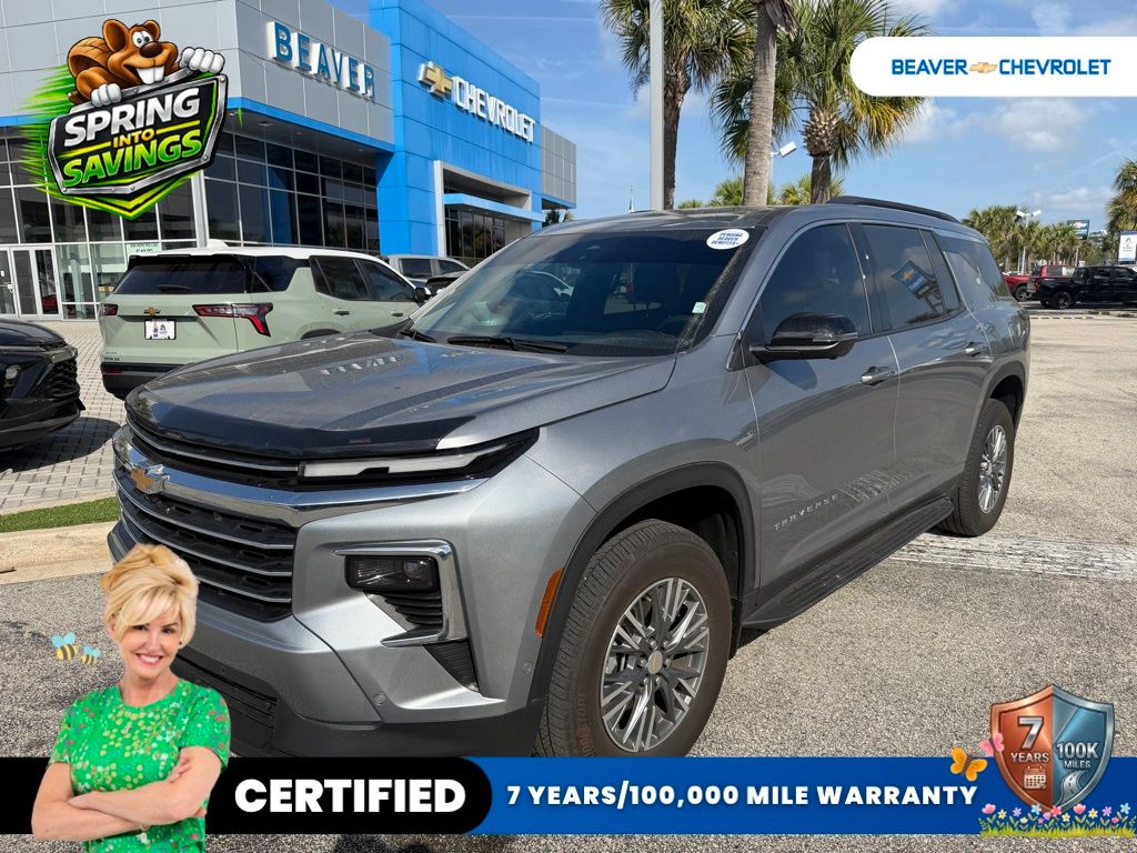 Sterling Gray Metallic 2025 Chevrolet Traverse LT FWD SUV / Crossover Front-Wheel Drive 8-Speed Automatic