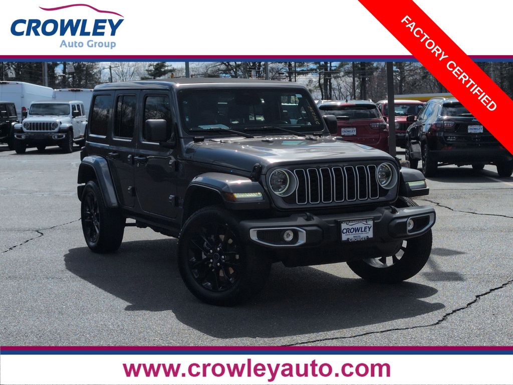 Gray (Granite Crystal Metallic Clearcoat) 2025 Jeep Wrangler 4xe Sahara 4WD SUV / Crossover Four-Wheel Drive 8-Speed Automatic