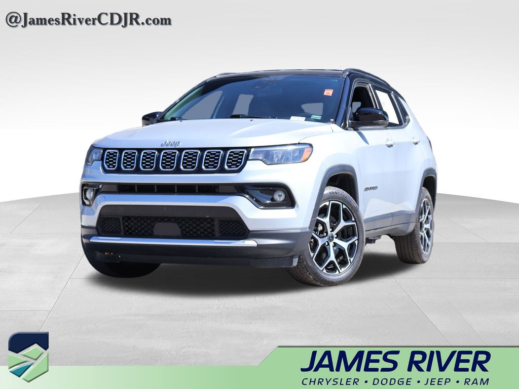 Silver Zynith Metallic Clearcoat 2025 Jeep Compass SUV / Crossover Four-Wheel Drive 8-Speed Automatic