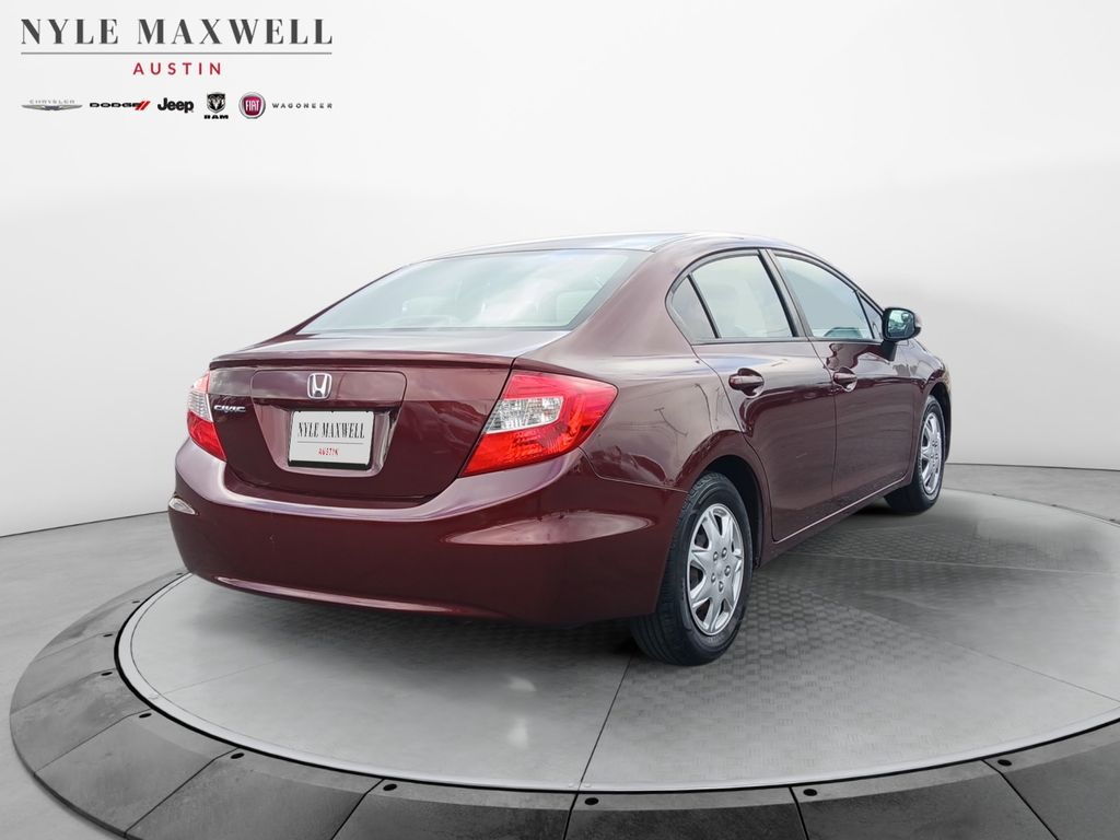 Used Car 2012 Honda Civic  Lx For Sale Under $12,000 In Austin, Texas