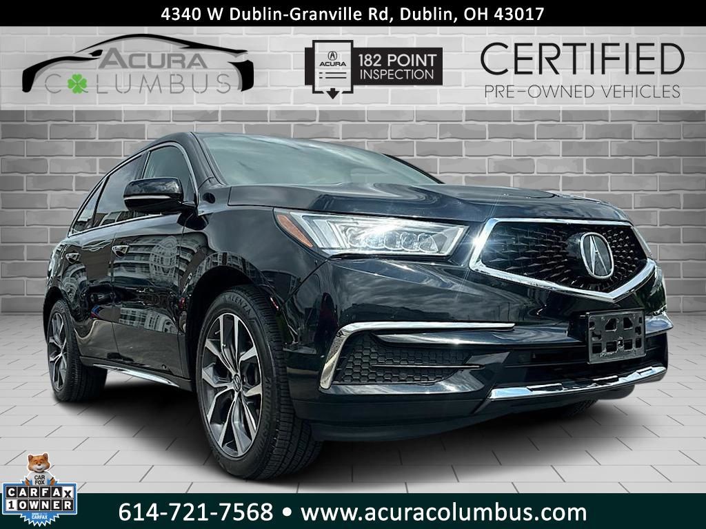 Crystal Black Pearl 2017 Acura MDX SH-AWD SUV / Crossover All-Wheel Drive 9-Speed Automatic
