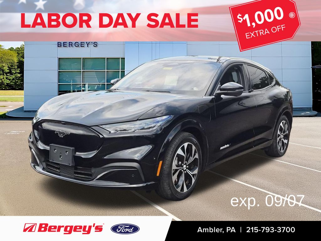 Shadow Black 2023 Ford Mustang Mach-E SUV / Crossover All-Wheel Drive 1-Speed Dual Clutch