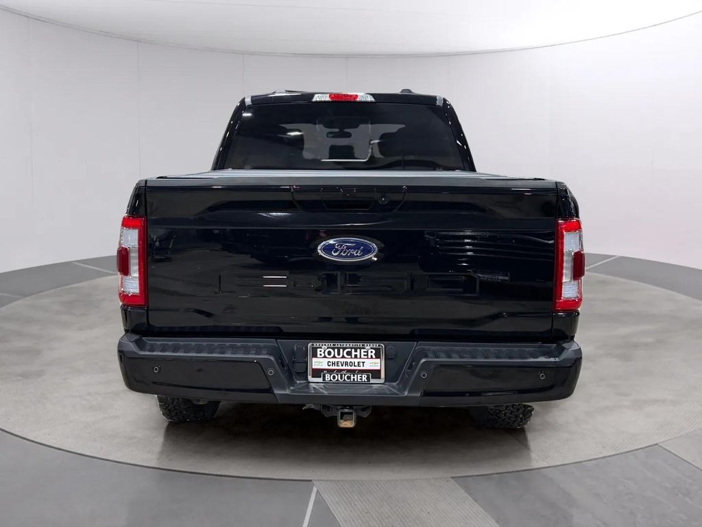 Used 2022 Agate Black Metallic Ford Lariat image 4