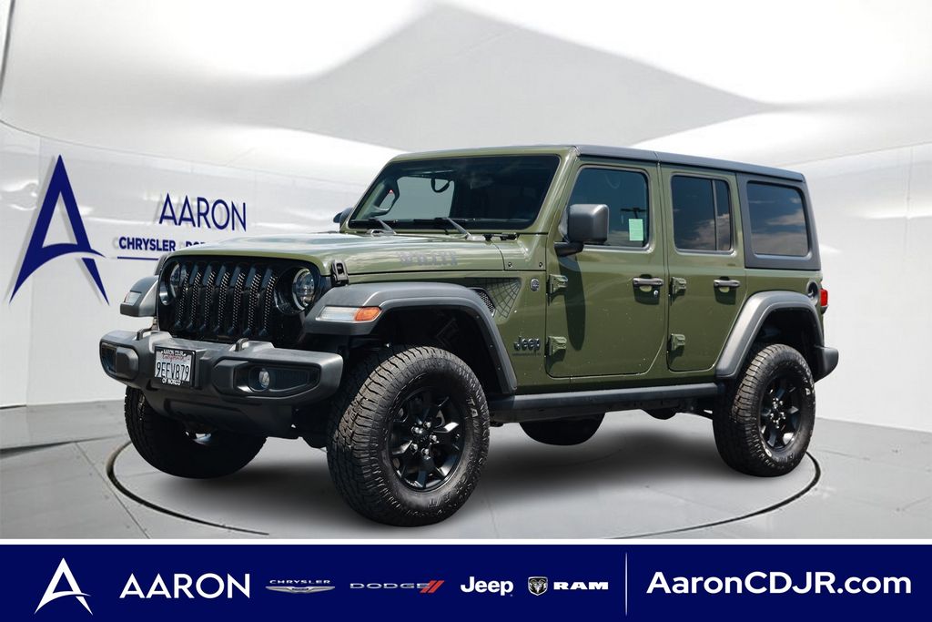 Green Clearcoat 2023 Jeep Wrangler SUV / Crossover Four-Wheel Drive 8-Speed Automatic