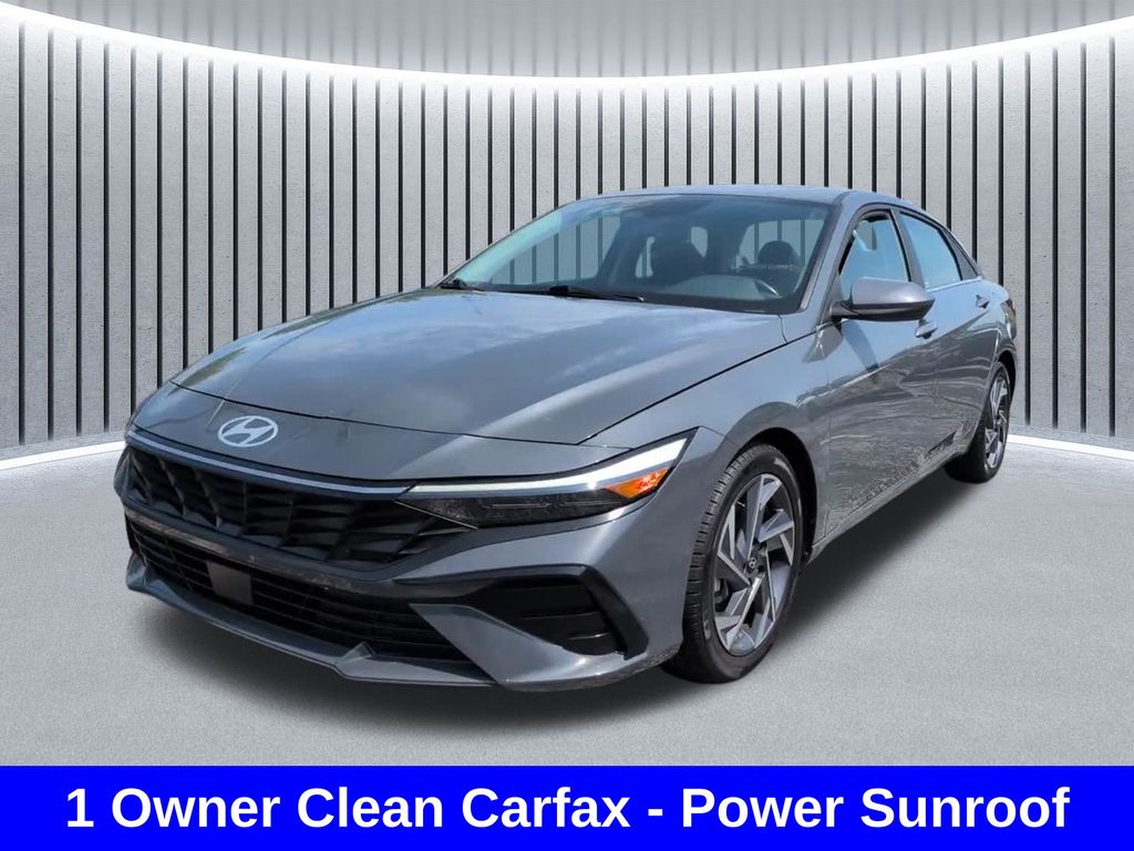 Ecotronic Gray 2025 Hyundai Elantra Sedan Front-Wheel Drive Continuously Variable Transmission