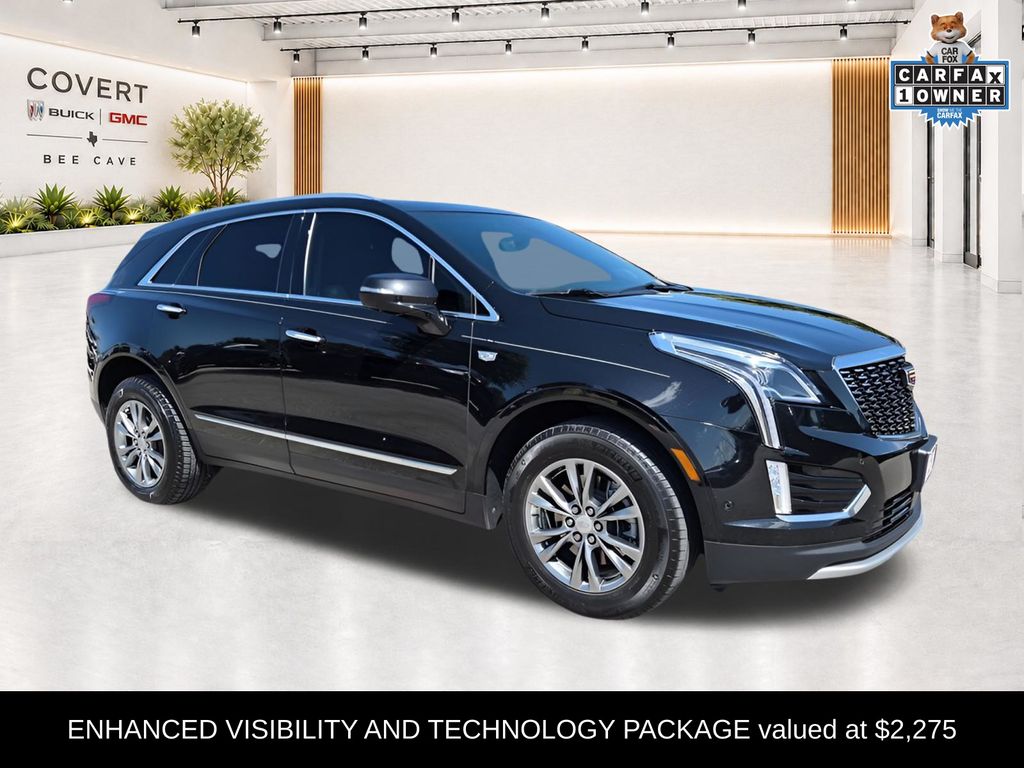 Black Metallic 2021 Cadillac XT5 SUV / Crossover Front-Wheel Drive 9-Speed Automatic