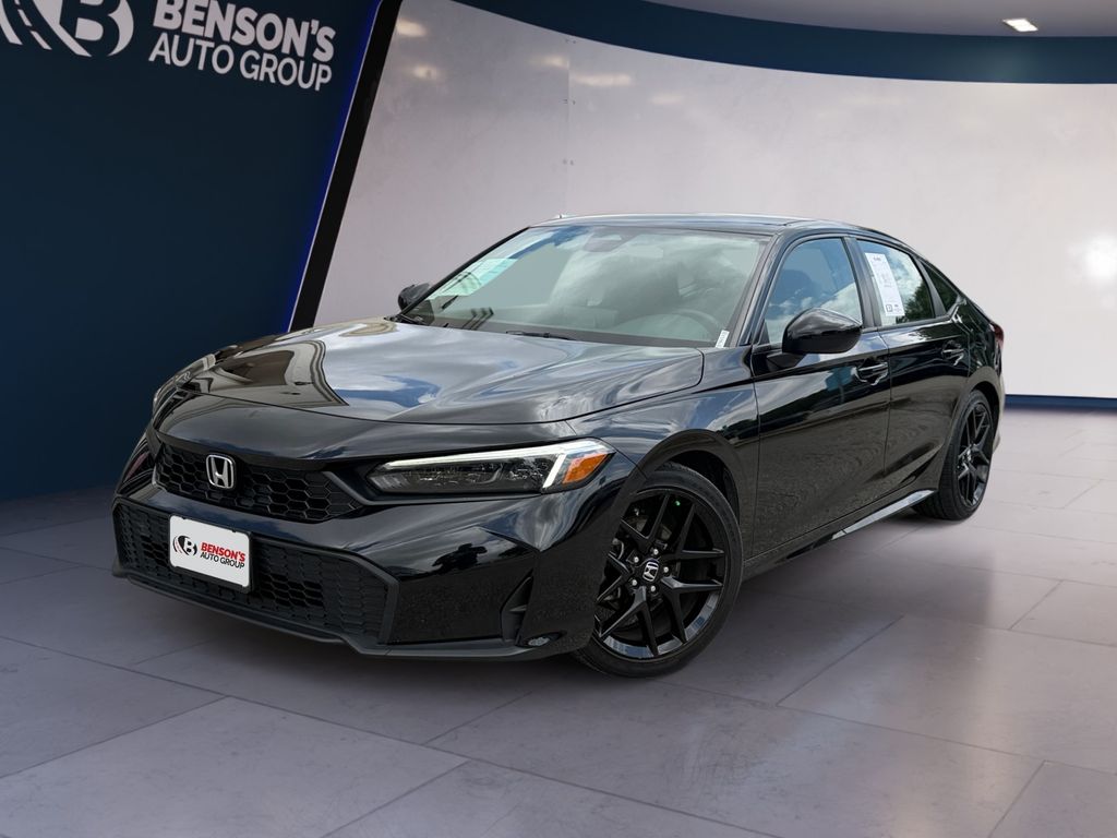2025 Honda Civic Sport FWD Sedan Front-Wheel Drive Continuously Variable Transmission