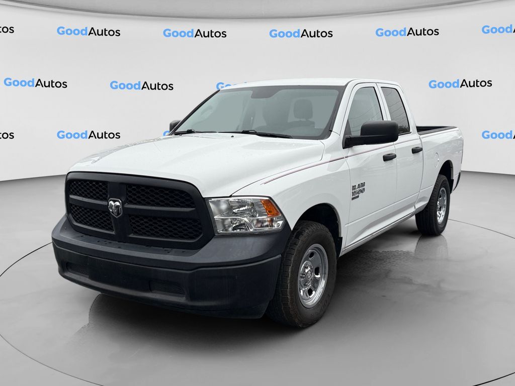Bright White Clearcoat 2021 RAM 1500 Classic Tradesman Quad Cab 4WD Pickup Truck Four-Wheel Drive 8-Speed Automatic