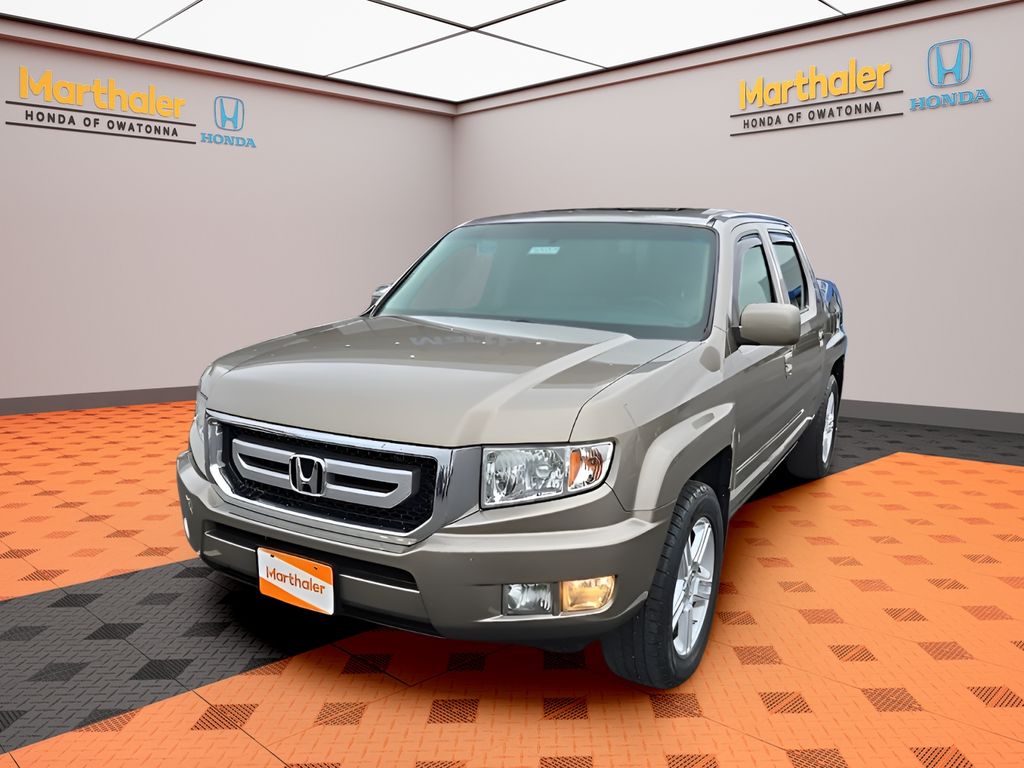 Brown 2011 Honda Ridgeline RTL Pickup Truck Four-Wheel Drive 5-Speed Automatic
