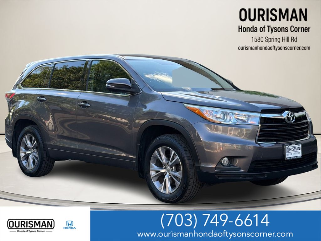 Predawn Gray Mica 2015 Toyota Highlander SUV / Crossover All-Wheel Drive 6-Speed Automatic Overdrive