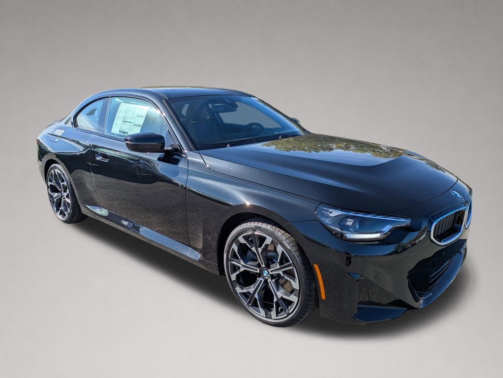 Black Sapphire Metallic 2025 BMW 2 Series Coupe All-Wheel Drive 8-Speed Automatic