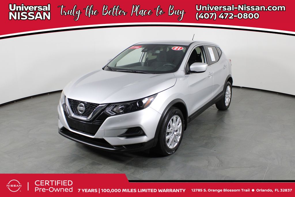 Brilliant Silver Metallic 2021 Nissan Rogue Sport S AWD SUV / Crossover All-Wheel Drive Continuously Variable Transmission