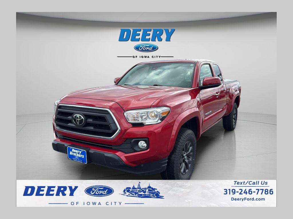 Barcelona Red Metallic 2021 Toyota Tacoma Pickup Truck Four-Wheel Drive 6-Speed Automatic
