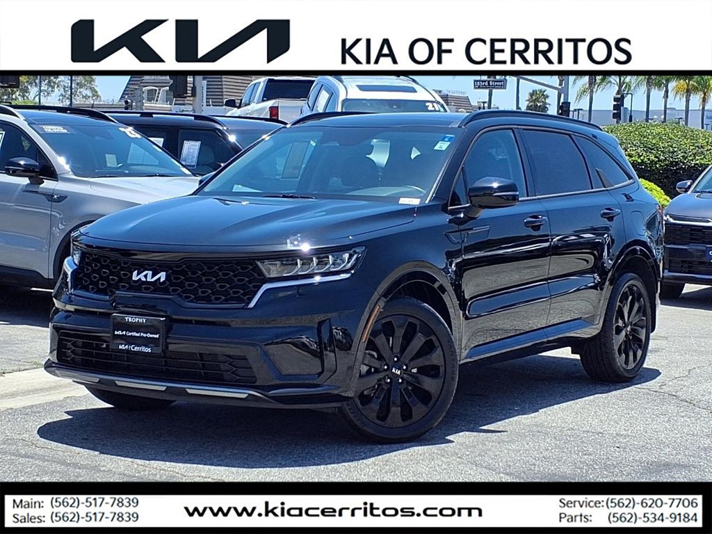 Ebony Black 2023 Kia Sorento SUV / Crossover Front-Wheel Drive 8-Speed Automatic