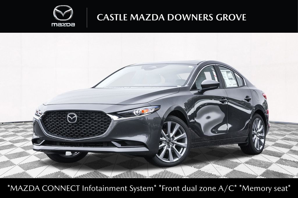 Machine Gray Metallic 2026 Mazda MAZDA3 Sedan Front-Wheel Drive 6-Speed Automatic