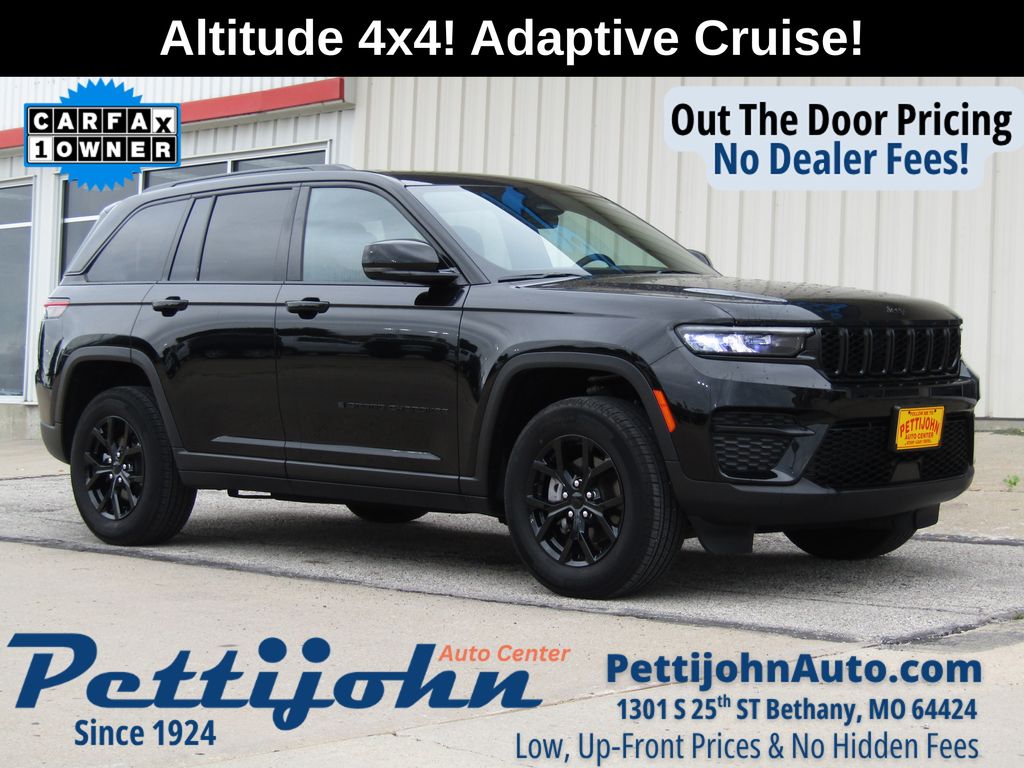 Diamond Black Crystal Pearlcoat 2025 Jeep Grand Cherokee SUV / Crossover Four-Wheel Drive 8-Speed Automatic