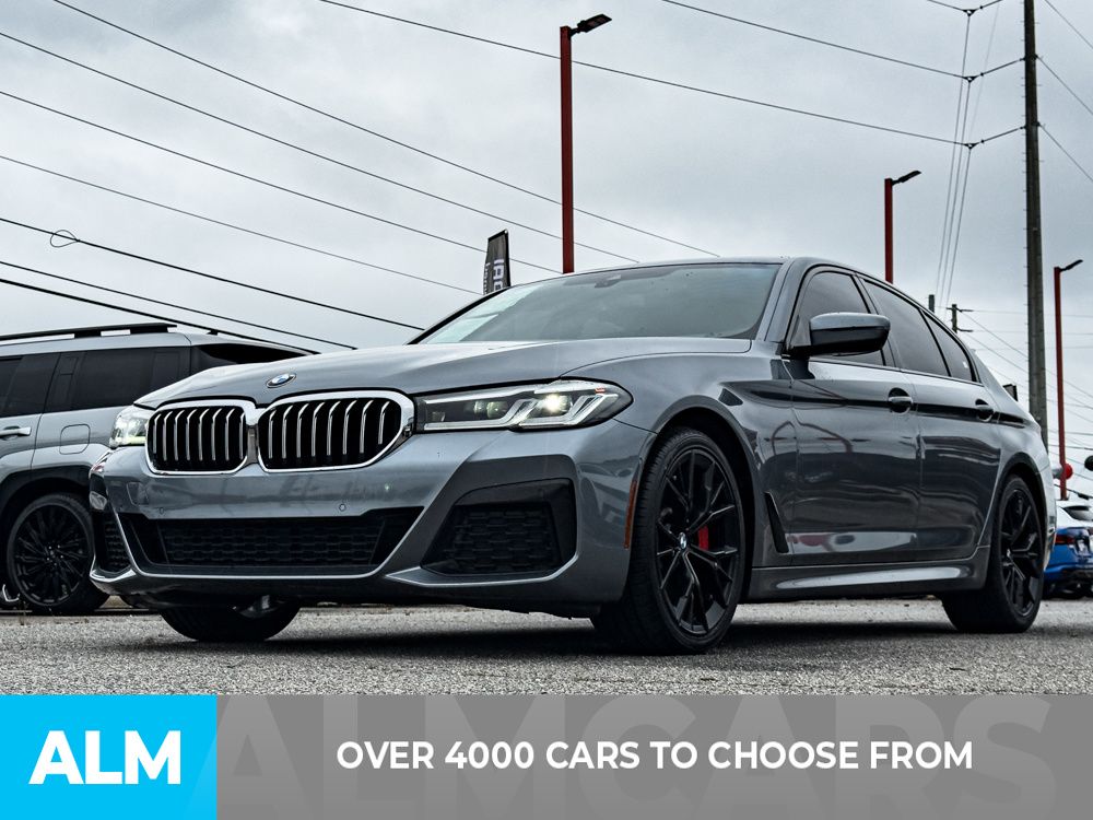 Used 2021 Blue BMW 530i image 2