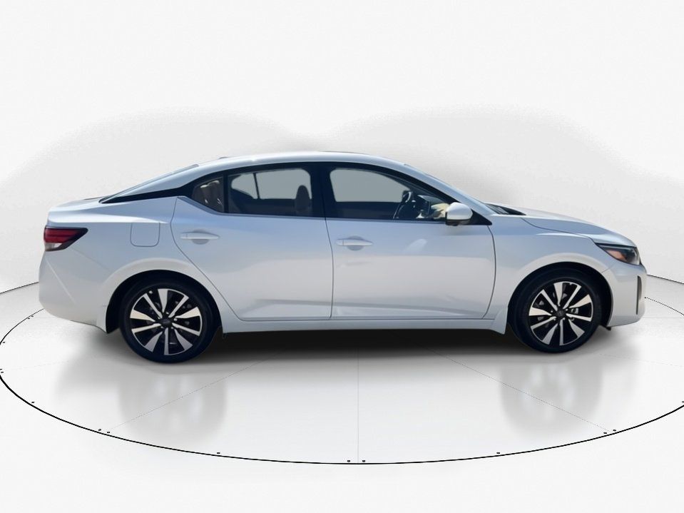 2025 Aspen White Tricoat Nissan Sentra SV FWD Sedan