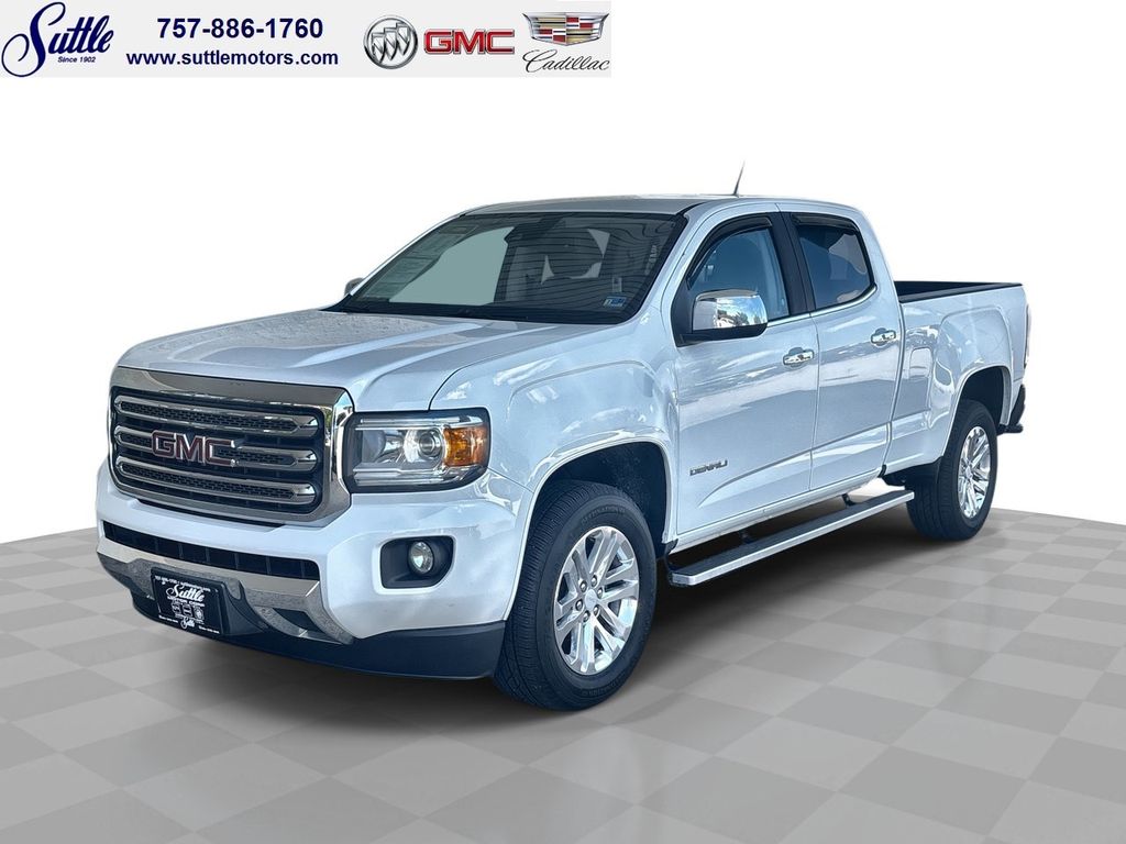 Summit White 2018 GMC Canyon Pickup Truck 4X2 8-Speed Automatic