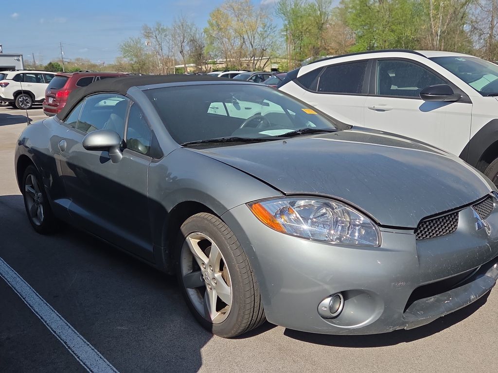 Silver 2007 Mitsubishi Eclipse Spyder GS Convertible Front-Wheel Drive 5-Speed Manual