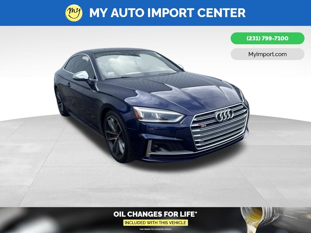 Blue 2018 Audi S5 Coupe All-Wheel Drive 8-Speed Automatic