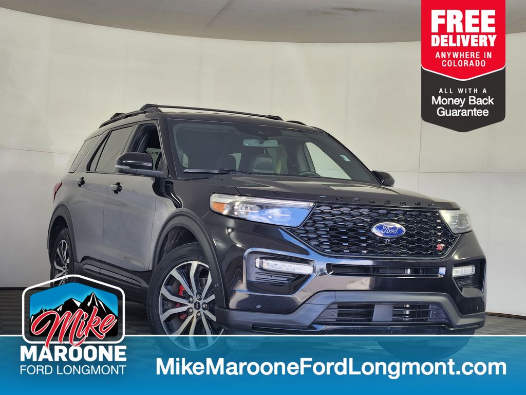 Black Metallic 2020 Ford Explorer SUV / Crossover All-Wheel Drive Automatic