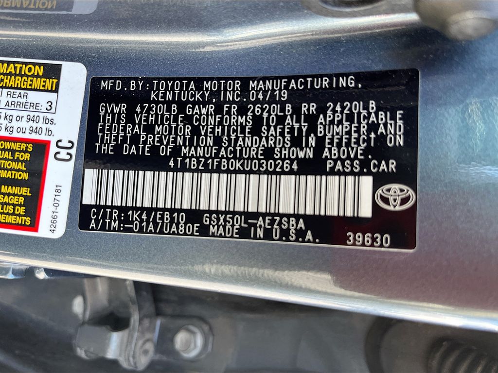 Used 2019 Gray Toyota Touring image 34