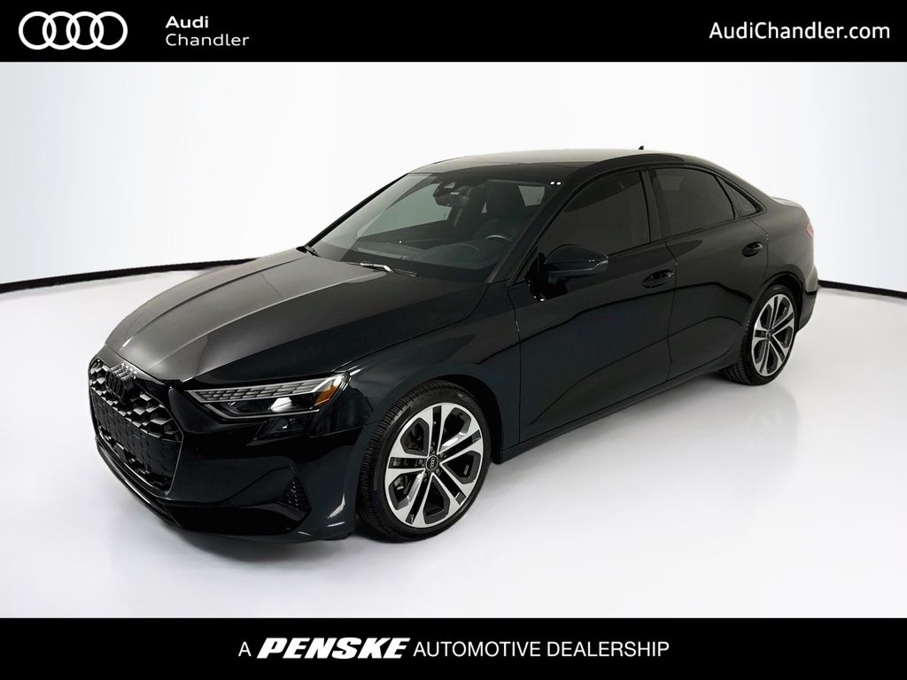 Black Metallic 2025 Audi A3 Sedan All-Wheel Drive 7-Speed Automatic