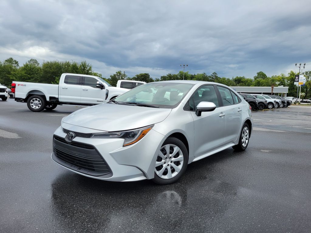 Classic Silver Metallic 2024 Toyota Corolla Sedan Front-Wheel Drive Continuously Variable Transmission