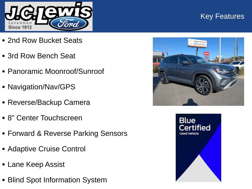 2021 Volkswagen Atlas 3.6L V6 SEL Premium