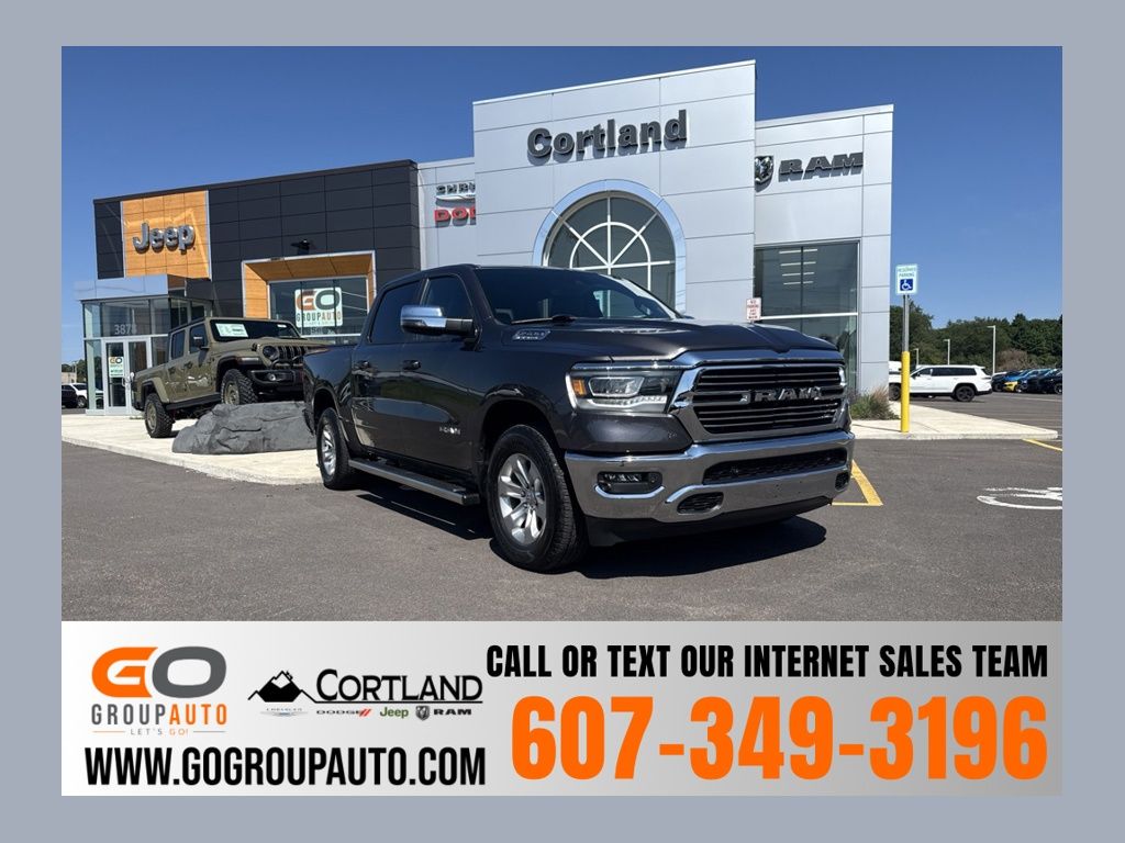 Gray (Granite Crystal Metallic Clearcoat) 2023 RAM 1500 Pickup Truck Four-Wheel Drive 8-Speed Automatic