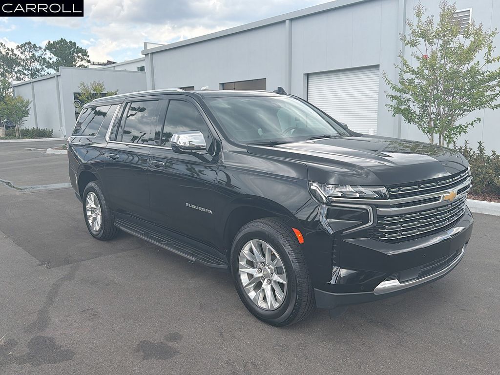 Black 2021 Chevrolet Suburban Premier 4WD SUV / Crossover Four-Wheel Drive