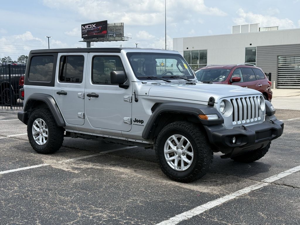 2023 Jeep Wrangler Sport S Silver at DeMontrond Auto Country